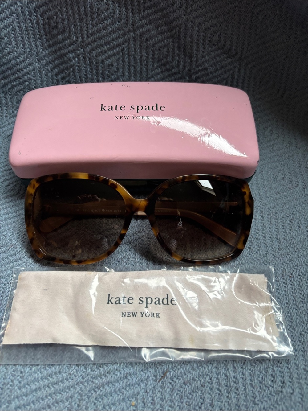 kate spade Tortoiseshell Brown Gradient Lens Sunglasses